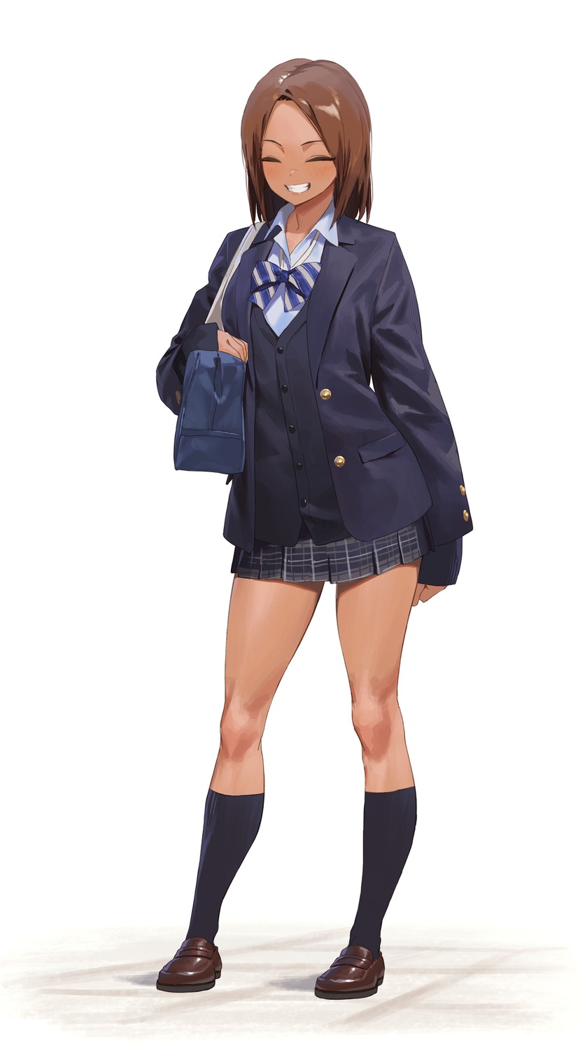 kinta_(distortion), seifuku, sweater