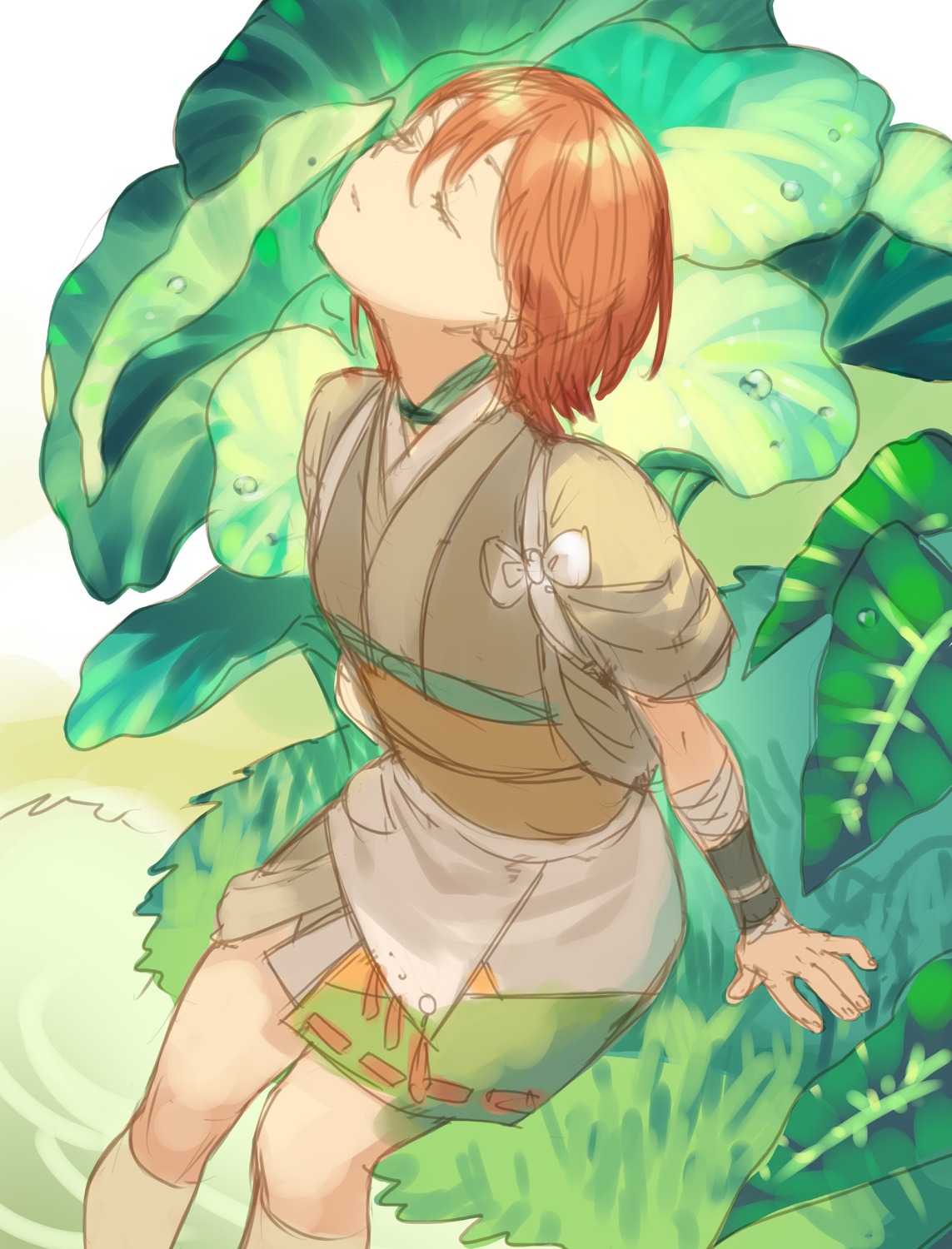 hanny_(uirusu_chan), hina_(hanny), japanese_clothes, sketch