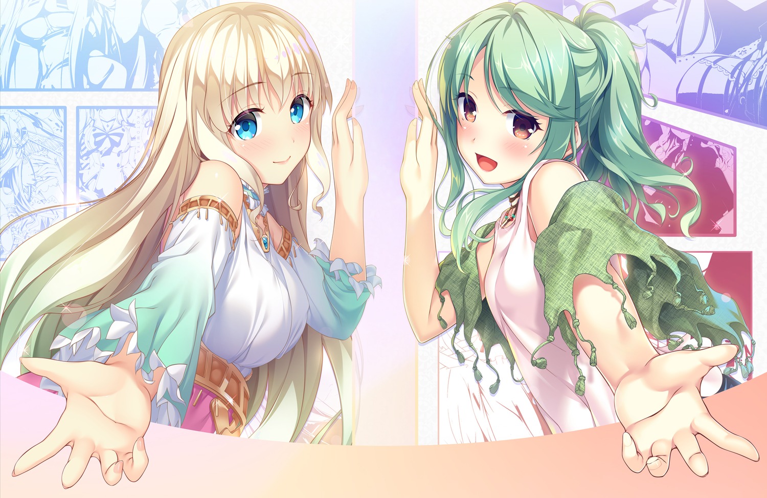 crossover, harem_kingdom, kitaooji_karen, making_*_lovers, smee, sophia_(harem_kingdom), taniyama-san