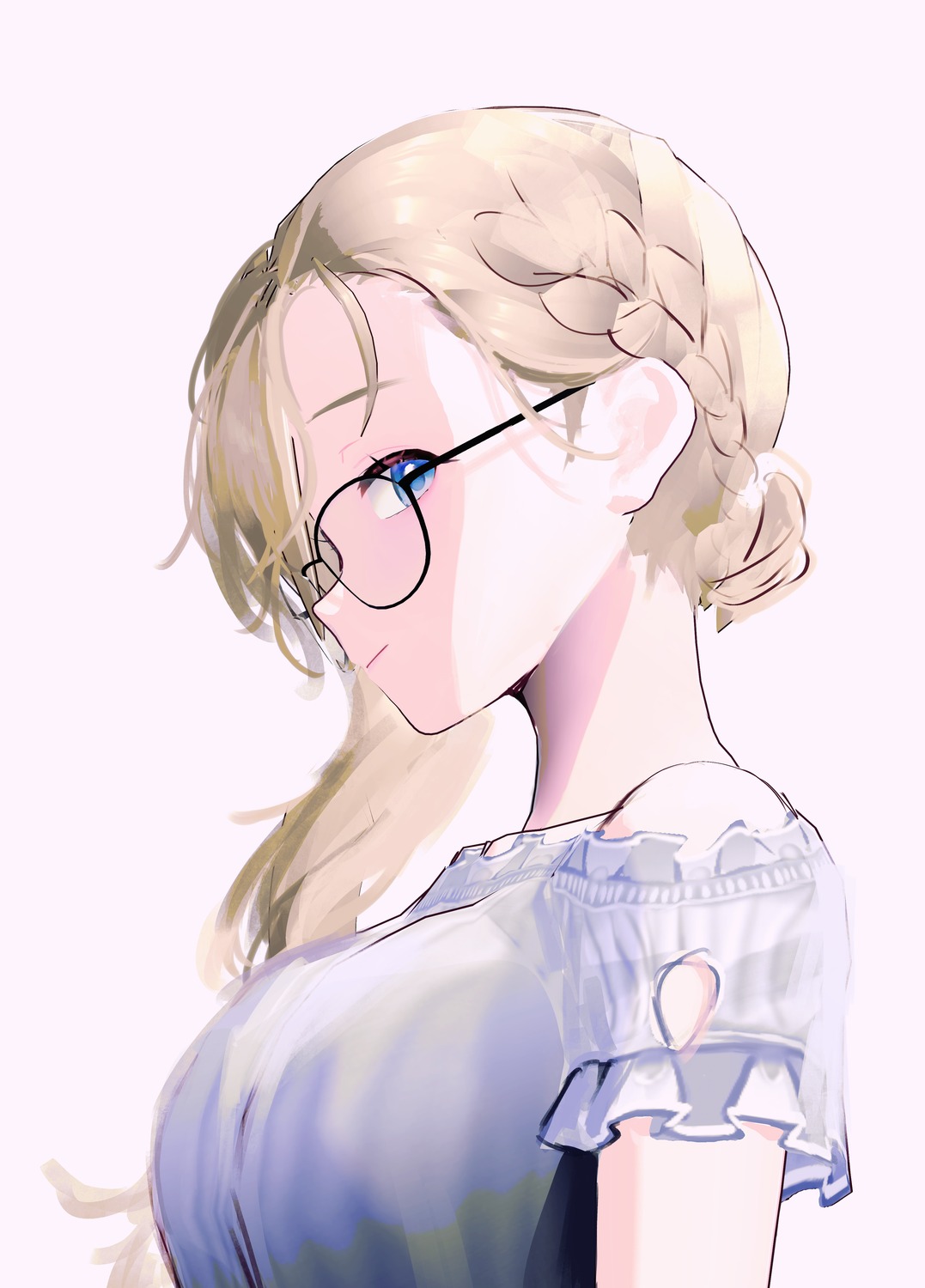 azur_lane, hood_(azur_lane), megane, moonlgnance, sketch