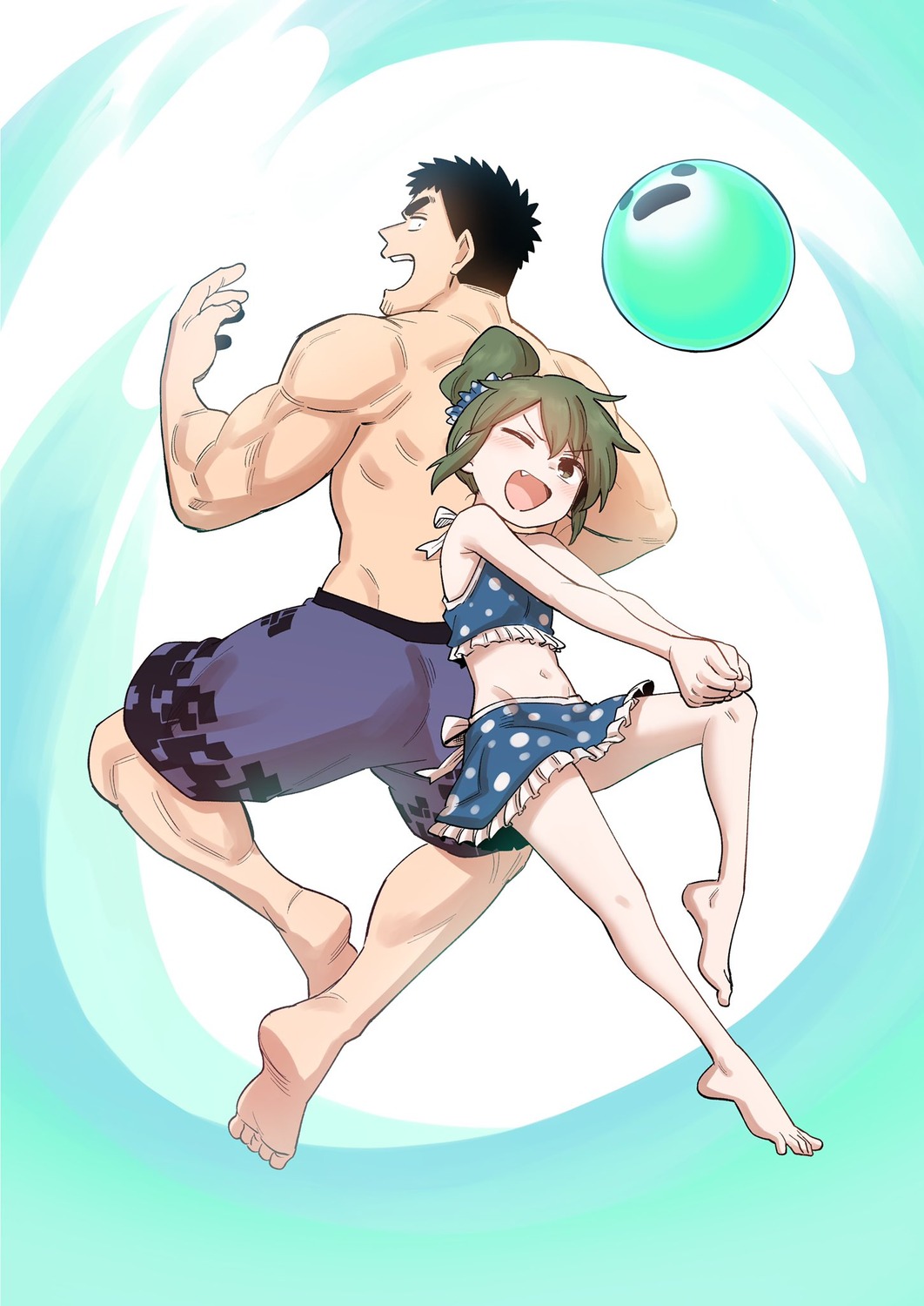 bikini, igarashi_futaba, senpai_ga_uzai_kouhai_no_hanashi, shiromanta, swimsuits