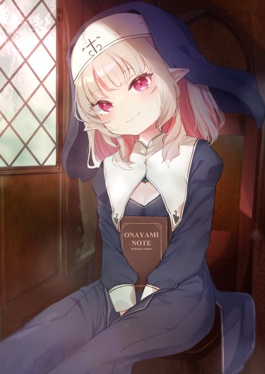 kio_(yumekuikio), makaino_ririmu, nijisanji, nijisanji_gamers, nun, pointy_ears