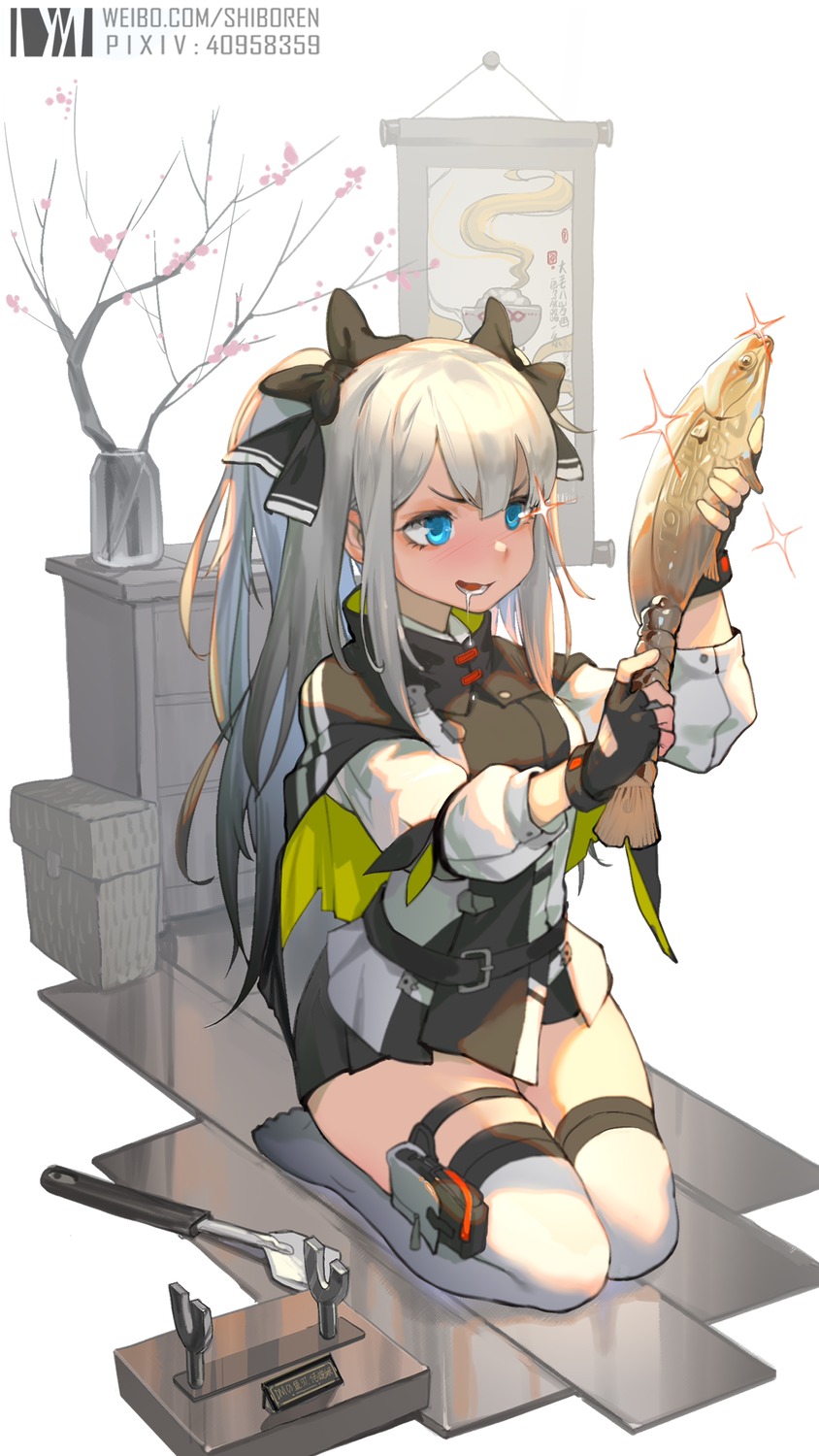 dm_(dai_miao), garter, thighhighs