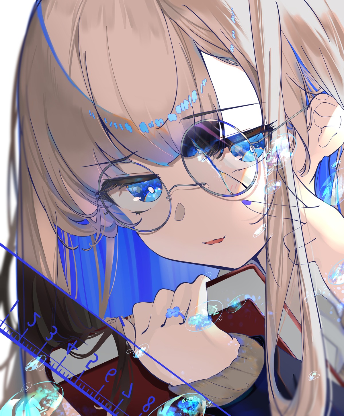 hieno_hiro, megane, seifuku, sweater