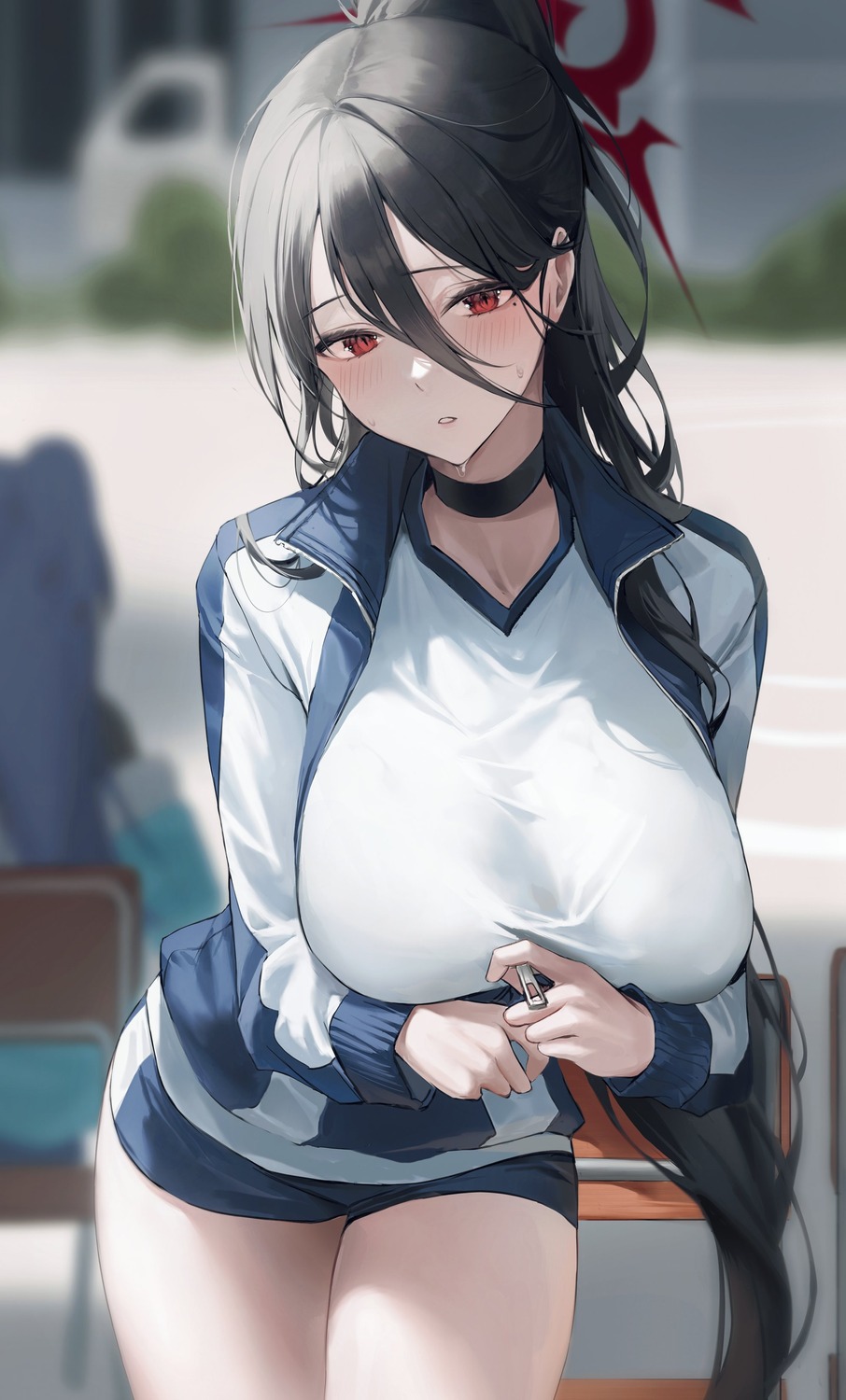 2sham, blue_archive, gym_uniform, halo, hanekawa_hasumi