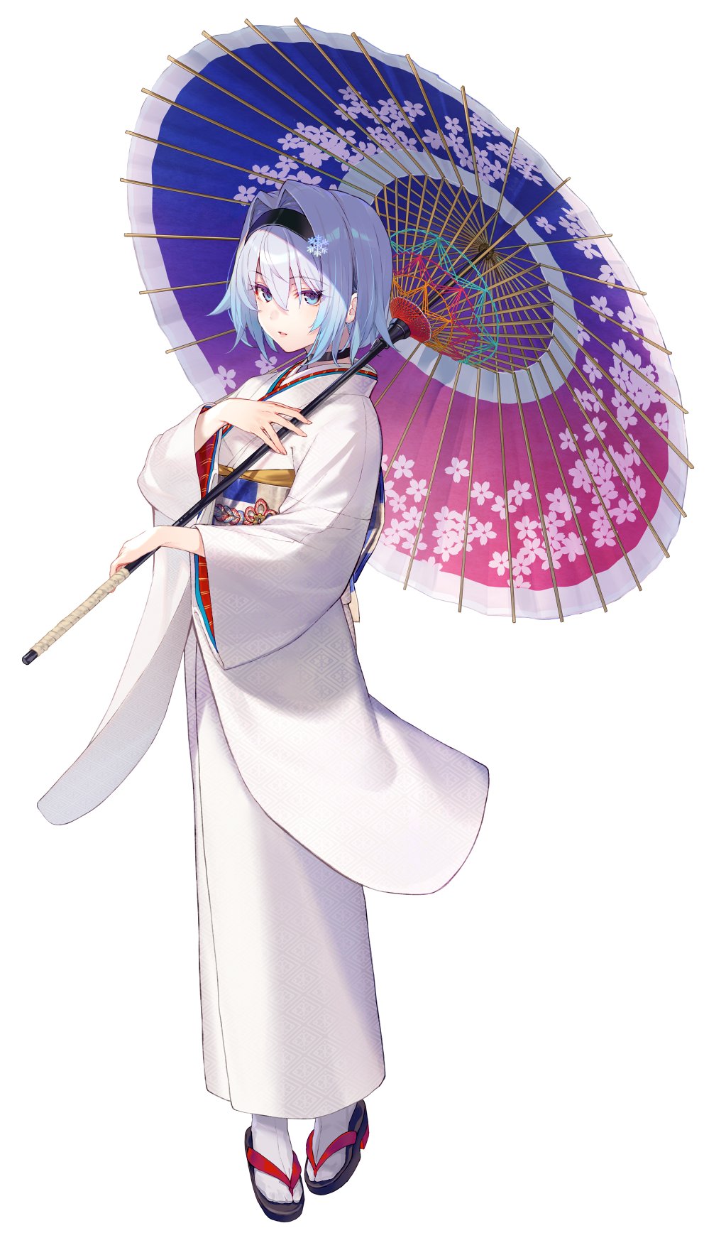 kimono, ryuuou_no_oshigoto!, shirabi, sora_ginko, umbrella