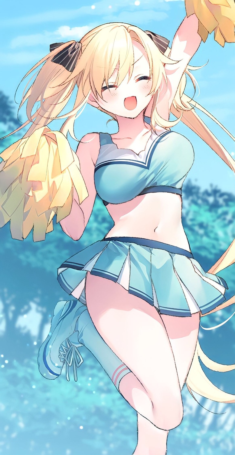 cheerleader, regina_mercedes, seiken_gakuin_no_maken_tsukai, toosaka_asagi, upscaled