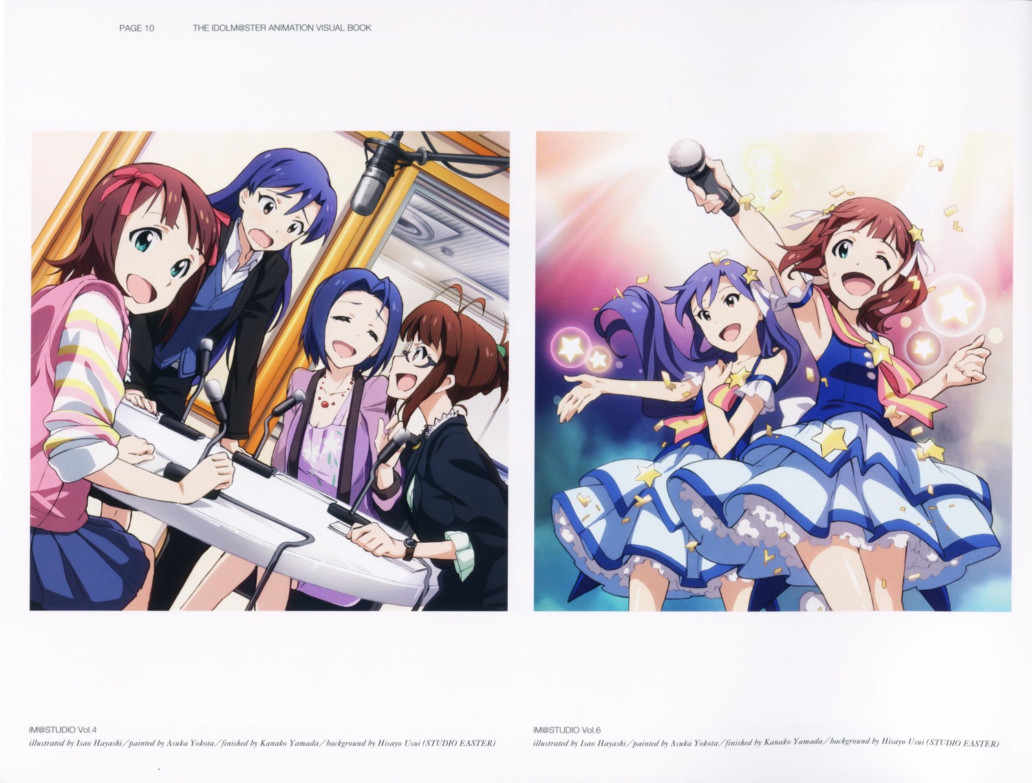akizuki_ritsuko, amami_haruka, hayashi_isao, kisaragi_chihaya, megane, miura_azusa, the_idolm@ster