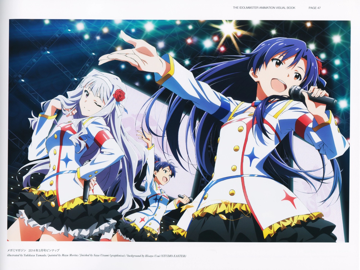 ganaha_hibiki, kisaragi_chihaya, shijou_takane, the_idolm@ster, yamada_yukikazu