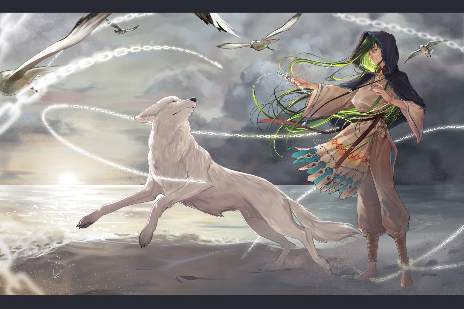 enkidu_(fate), fate/strange_fake, inga2ooo