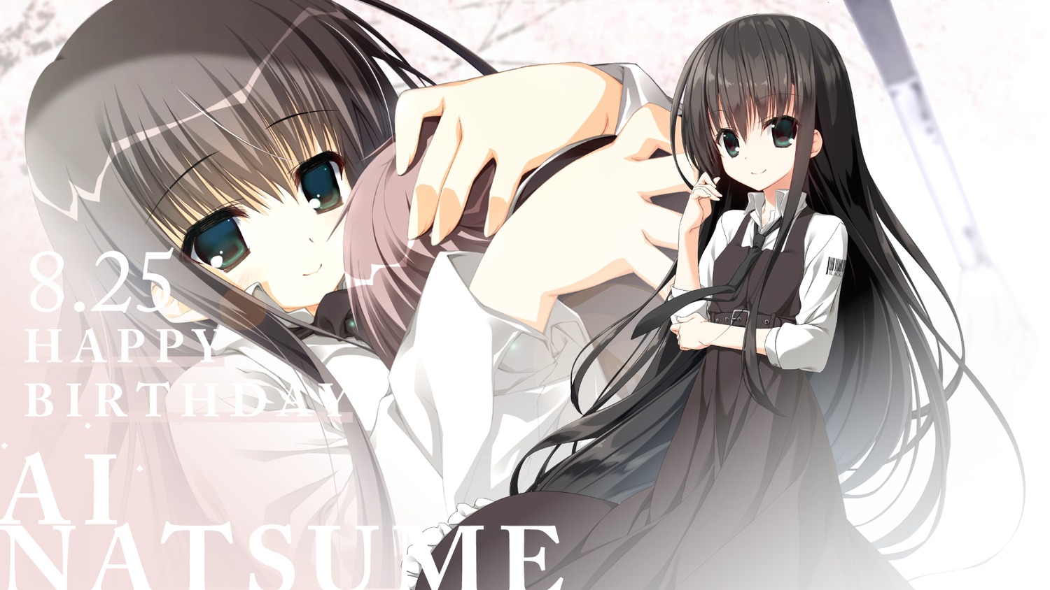kagome, makura, natsume_ai, sakura_no, sakura_no_toki, sakura_no_uta, seifuku, wallpaper