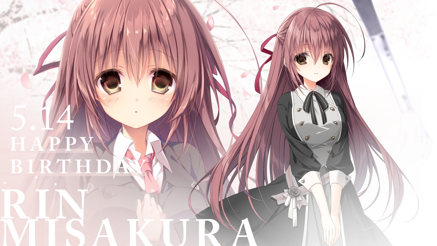 inugami_kira, makura, misakura_rin, sakura_no, sakura_no_toki, sakura_no_uta, seifuku, wallpaper