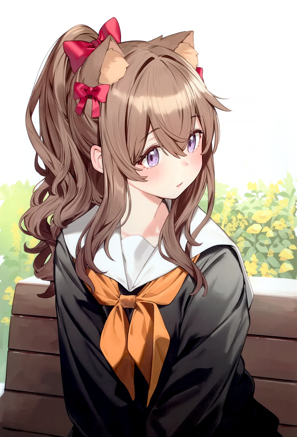 animal_ears, nekomimi, nyum, nyum_production, seifuku
