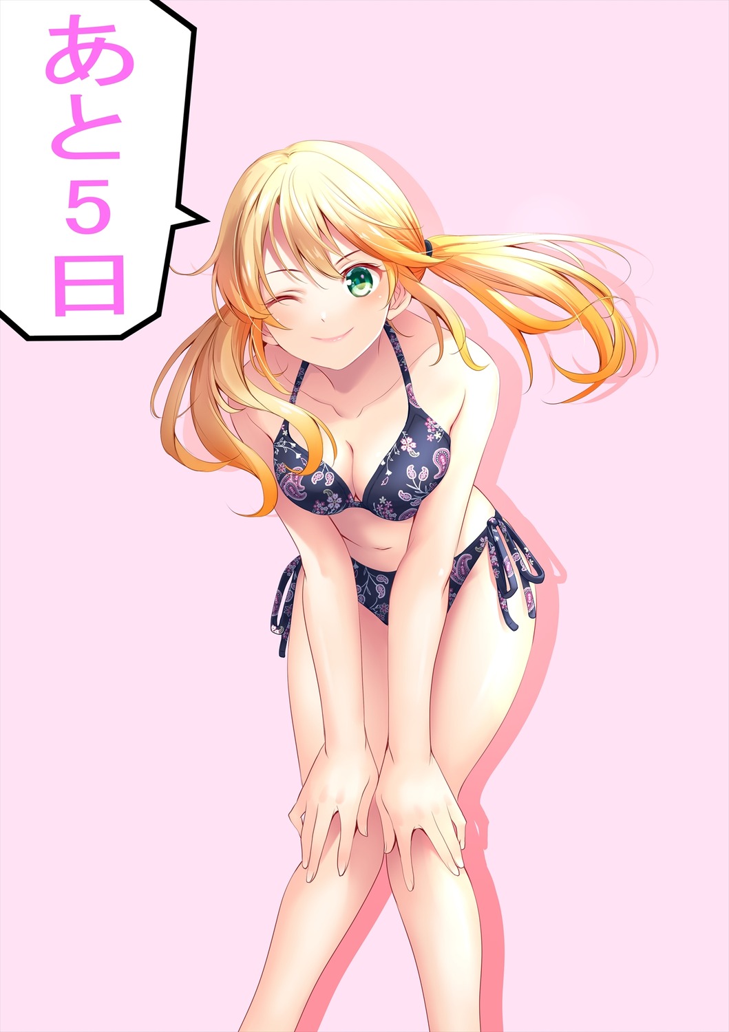 bikini, cleavage, megami_no_café_terrace, seo_kouji, swimsuits, tsukishima_riho