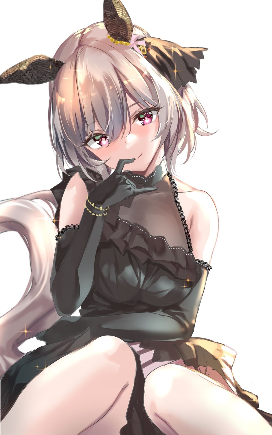 animal_ears, curren_chan_(umamusume), dress, see_through, uma_musume_pretty_derby, uu-tan_(hushigi10)