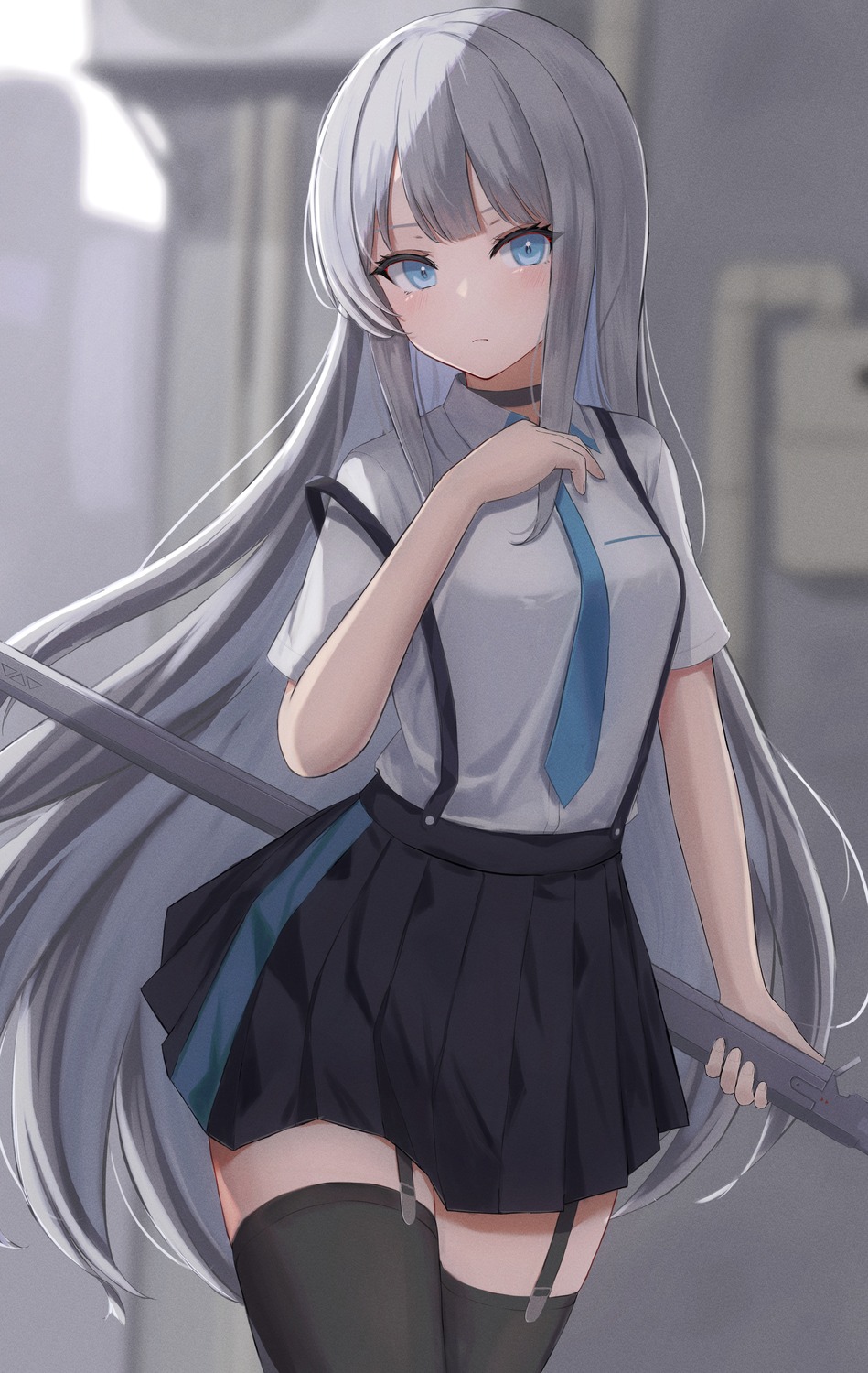 seifuku, stockings, tanshio, thighhighs