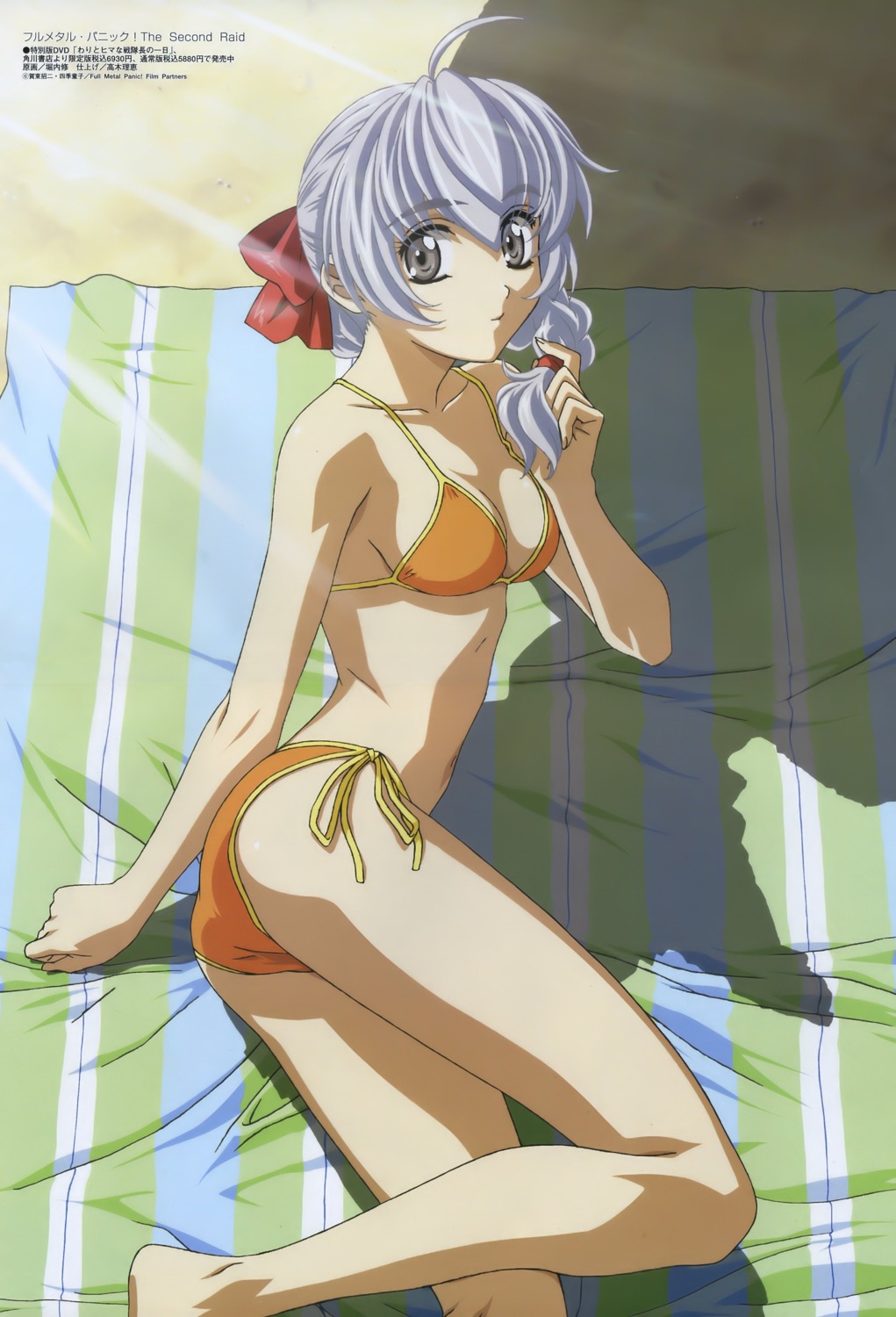 bikini, cleavage, fixed, full_metal_panic, horiuchi_osamu, swimsuits, teletha_testarossa
