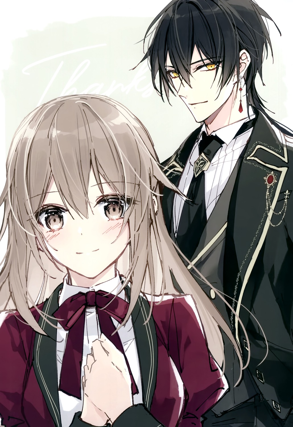 annelise_(mochizuki_shiina), haru_mochi, karisome_no_shitsuji_to_koushaku_no_himegoto, lucas_vandelvelde, mochizuki_shiina, seifuku, sketch