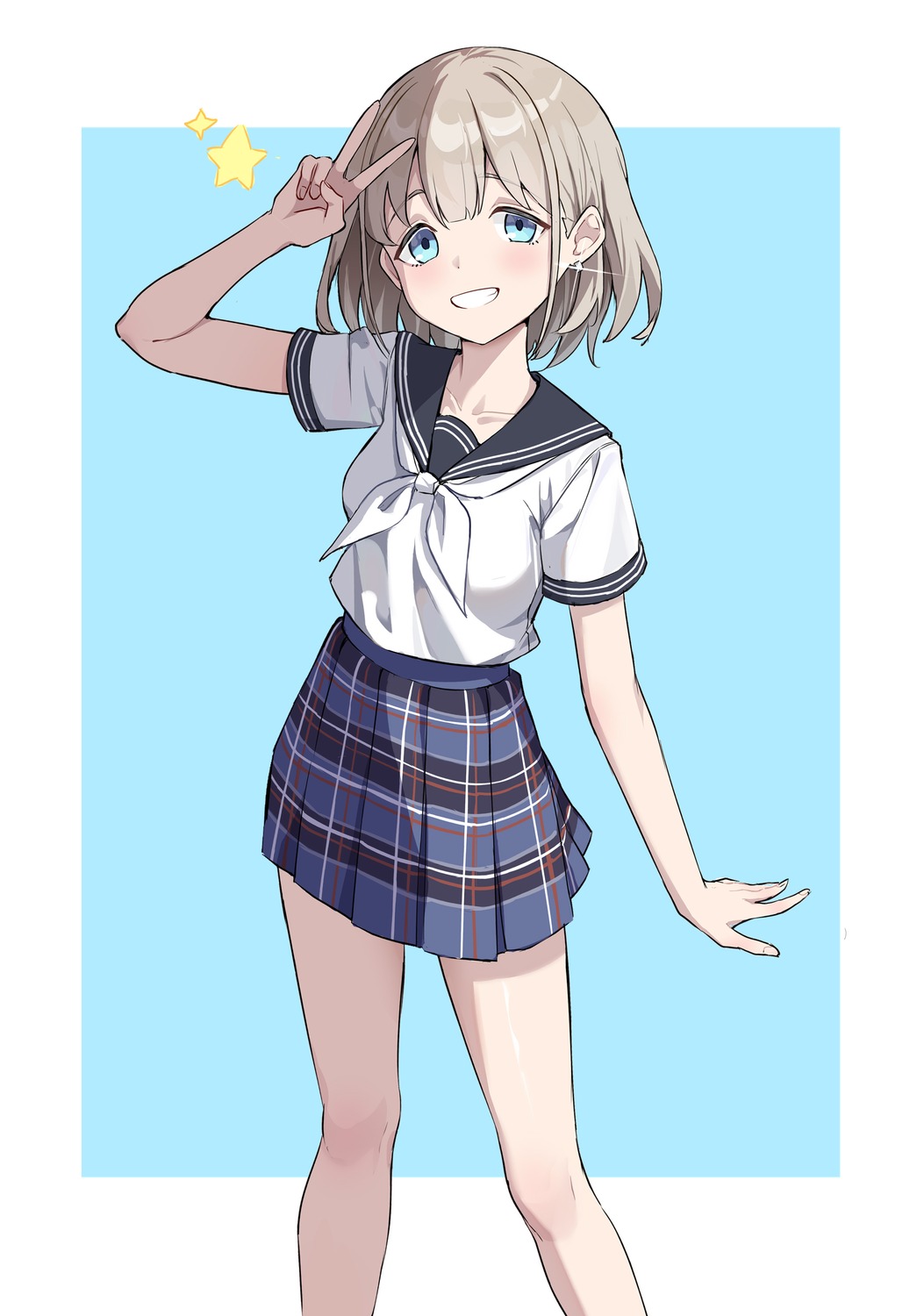 seifuku, serizawa_asahi, tamago_(eva1314056), the_idolm@ster, the_idolm@ster_shiny_colors