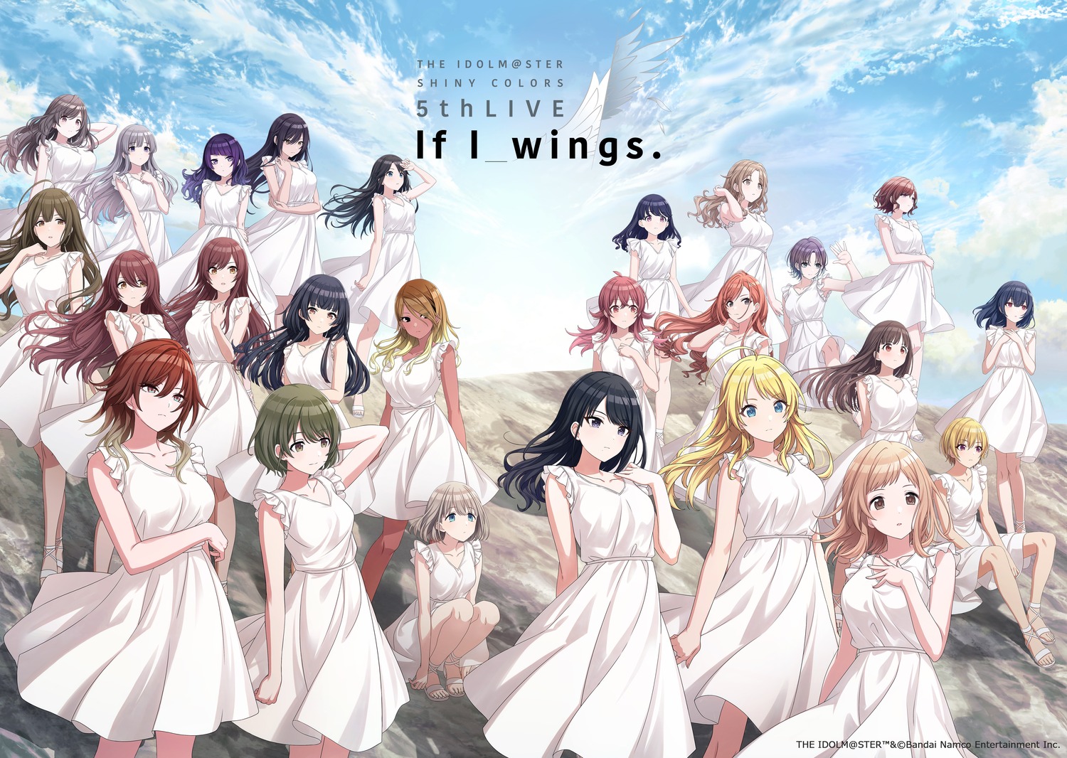aketa_mikoto, arisugawa_natsuha, asakura_tooru, dress, fukumaru_koito, hachimiya_meguru, higuchi_madoka, ichikawa_hinana, im@ssc_kaihatsu_team, izumi_mei, kazano_hiori, komiya_kaho, kuwayama_chiyuki, mayuzumi_fuyuko, mitsumine_yuika, morino_rinze, nanakusa_nichika, oosaki_amana, oosaki_tenka, saijou_juri, sakuragi_mano, serizawa_asahi, shirase_sakuya, sonoda_chiyoko, summer_dress, tanaka_mamimi, the_idolm@ster, the_idolm@ster_shiny_colors, tsukioka_kogane, yuukoku_kiriko