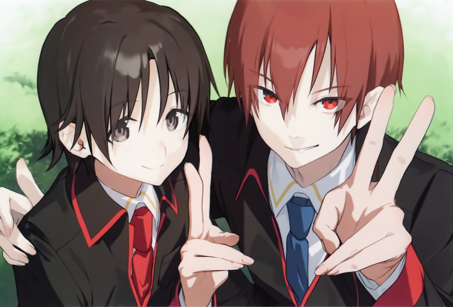 kaginado, little_busters!, male, naoe_riki, natsume_kyousuke, seifuku, tagme