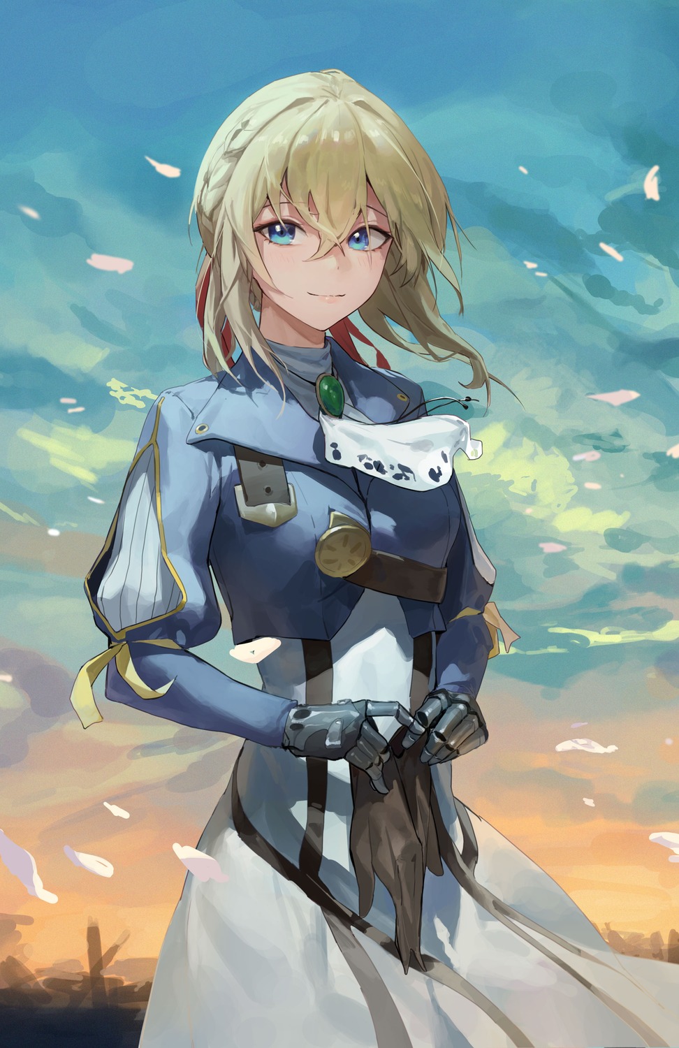 dress, mac_star, mecha_musume, violet_evergarden, violet_evergarden_(character)