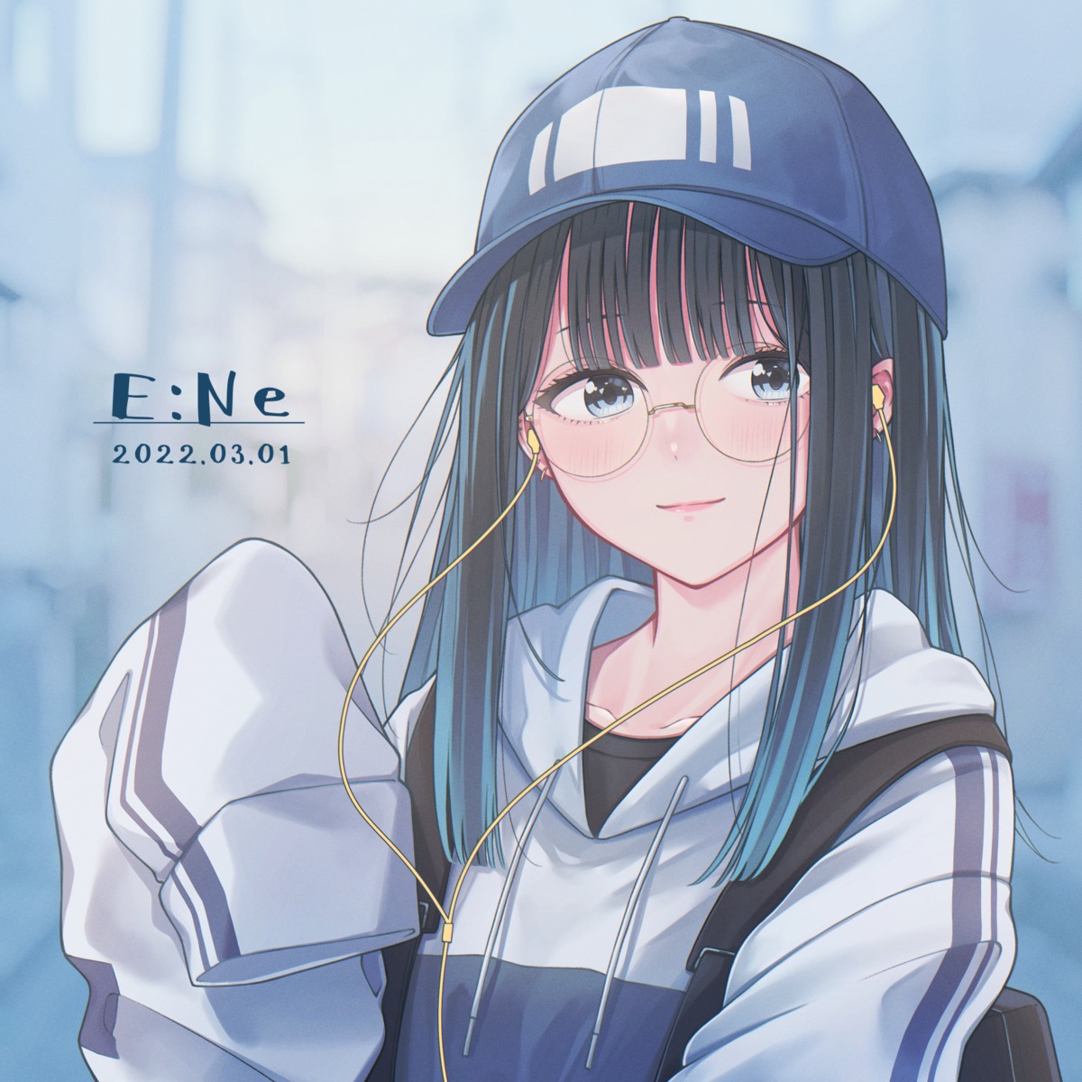 ene_mizunoawa, megane