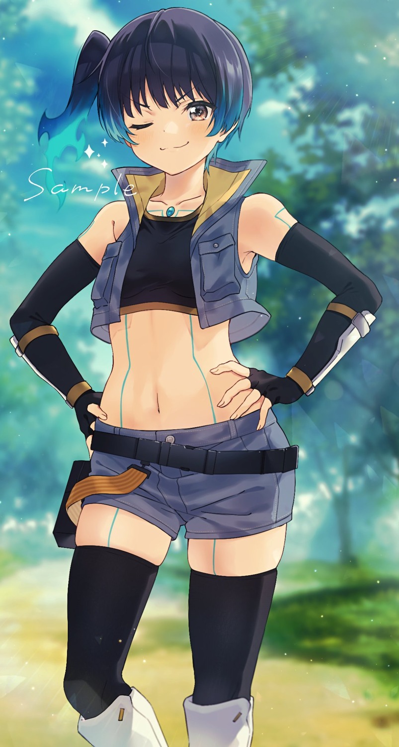 sena_(xenoblade_3), sephikowa, tattoo, thighhighs, xenoblade_(series), xenoblade_3