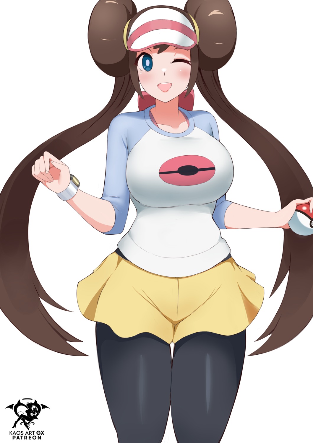 kaos_art, mei_(pokemon), pantyhose, pokemon, pokemon_b2w2