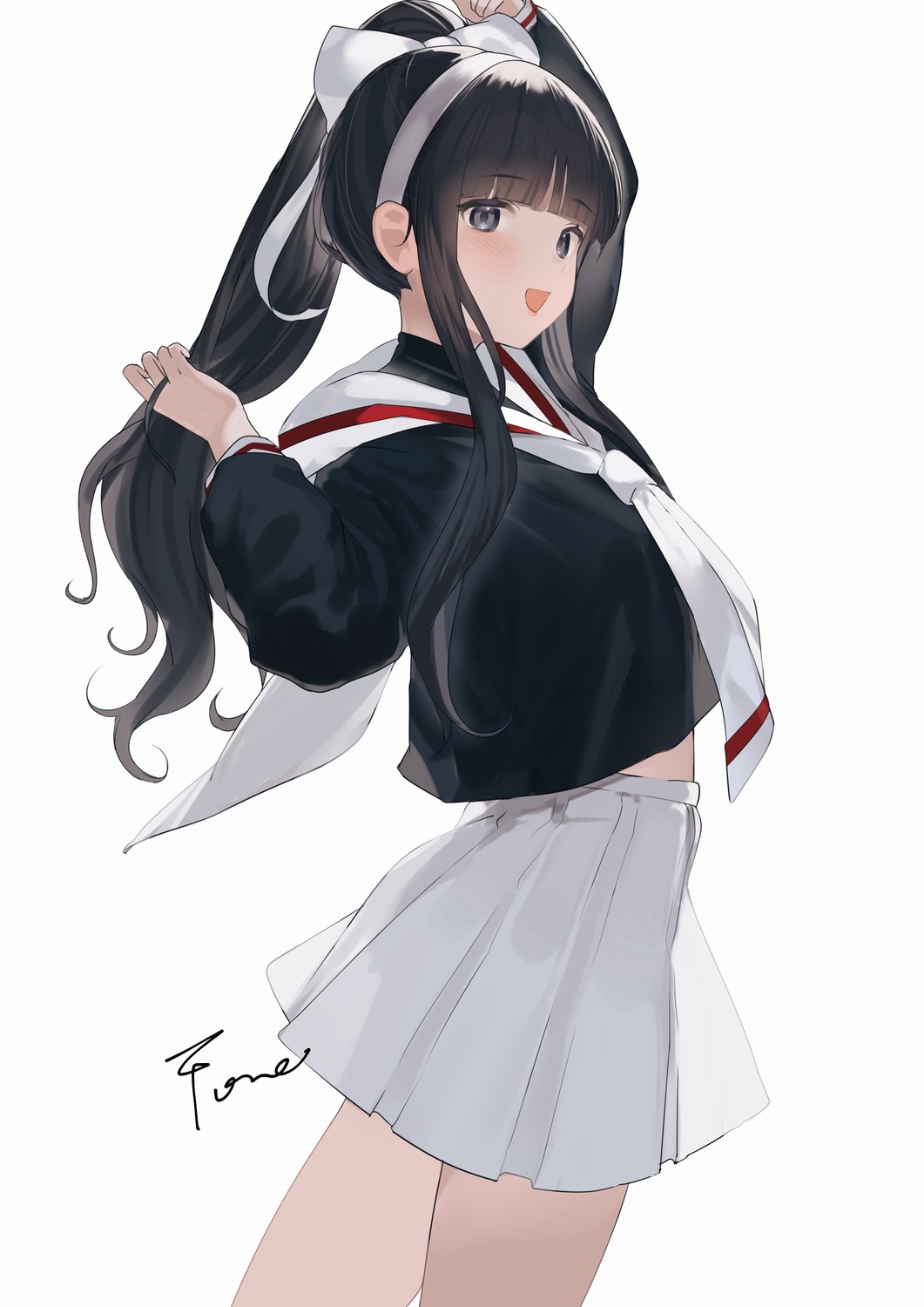 card_captor_sakura, daidouji_tomoyo, see_through, seifuku, yougashi