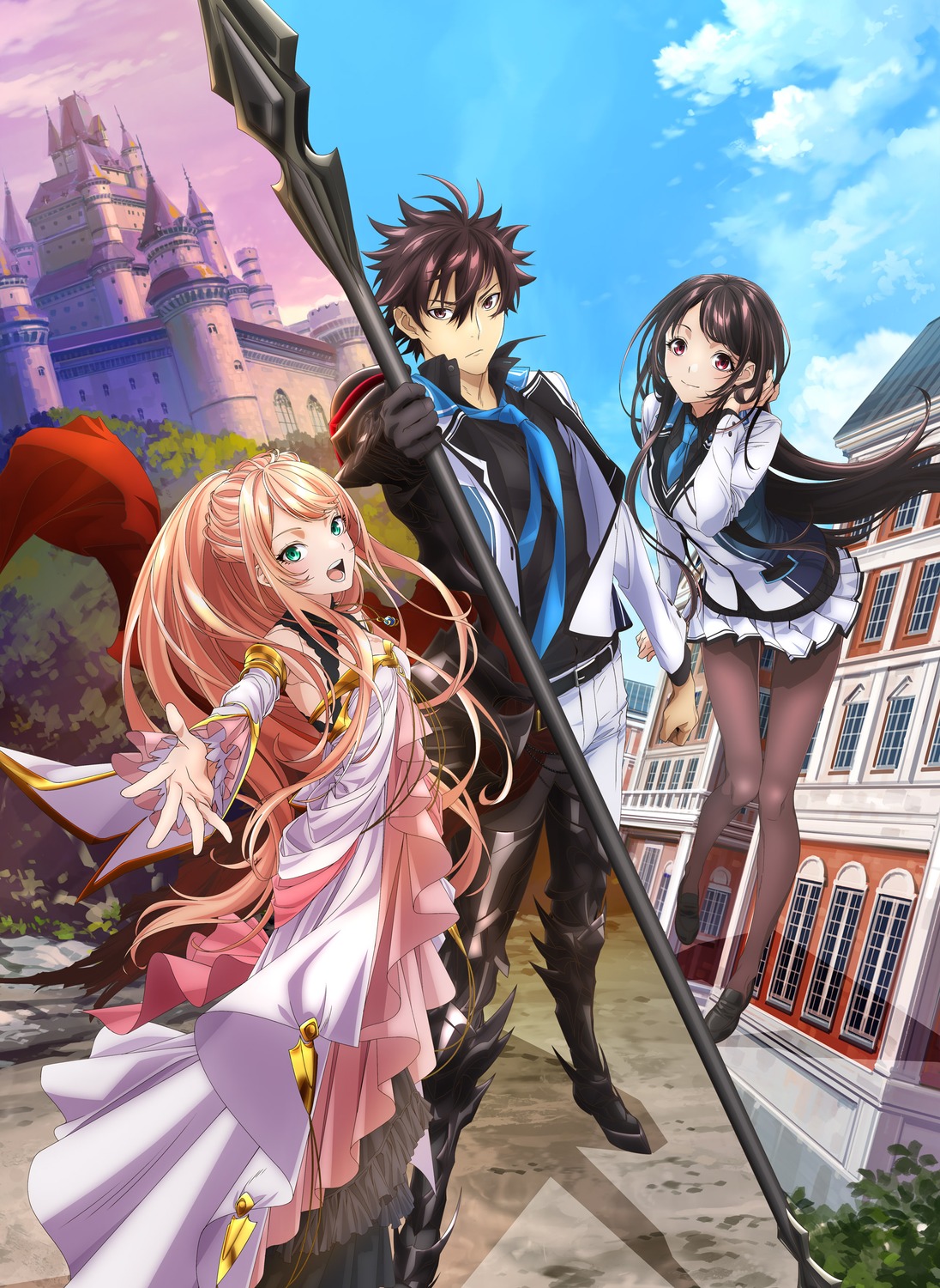 armor, dress, houjou_kaori, isekai_de_cheat_skill_wo_te_ni_shita_ore_wa_genjitsu_sekai_wo_mo_musou_suru, lexia_von_alceria, pantyhose, seifuku, sweater