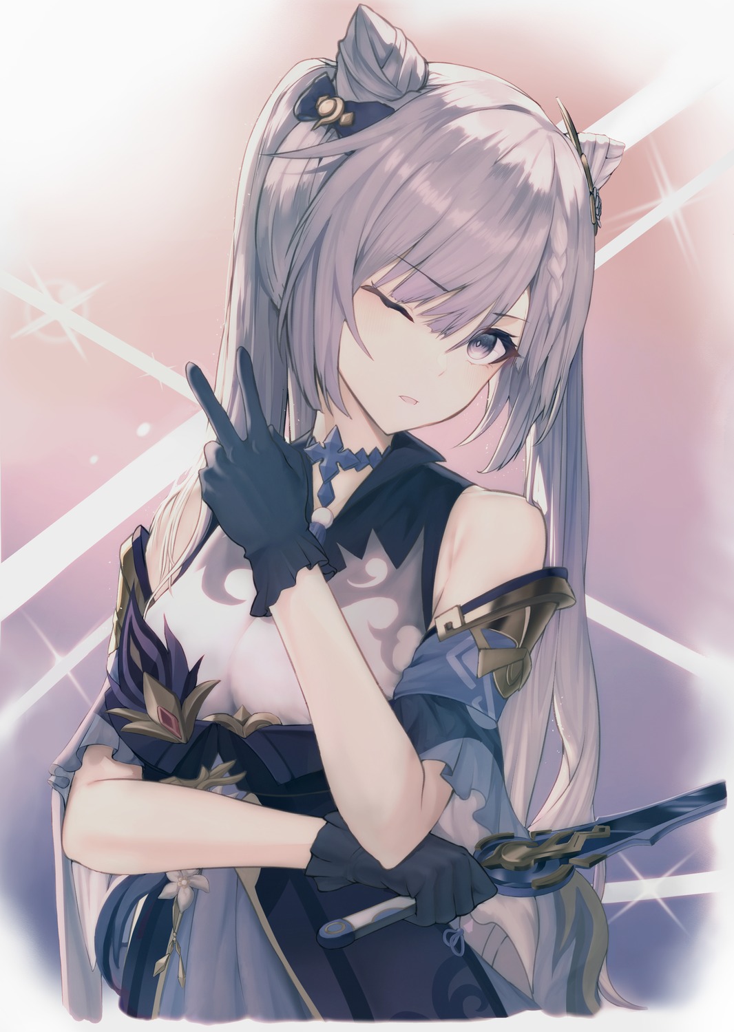 asian_clothes, genshin_impact, gro_(lee145879), keqing, see_through, sword