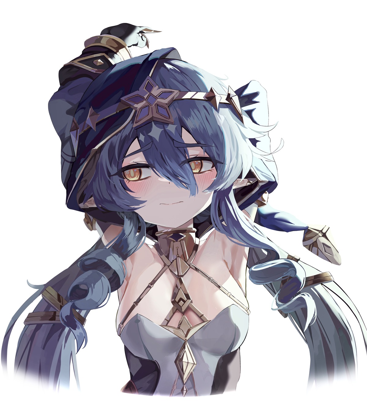 genshin_impact, gro_(lee145879), layla_(genshin_impact), pointy_ears