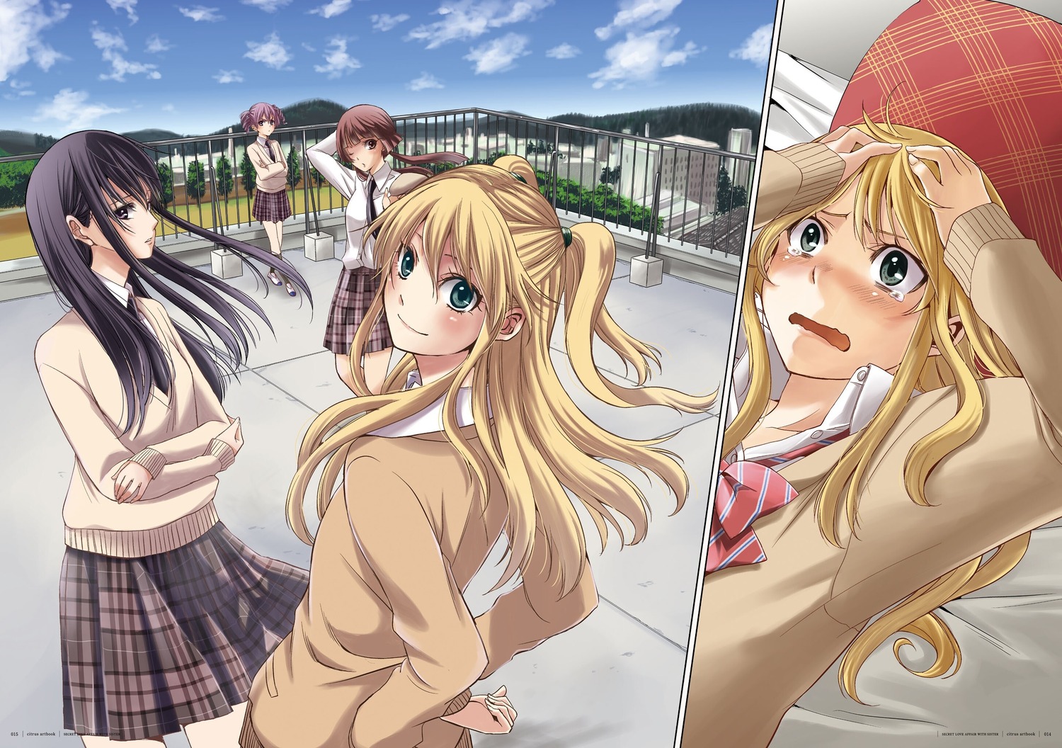 aihara_mei, aihara_yuzu_(citrus), citrus_(manga), detexted, momokino_himeko, possible_duplicate, saburouta, seifuku