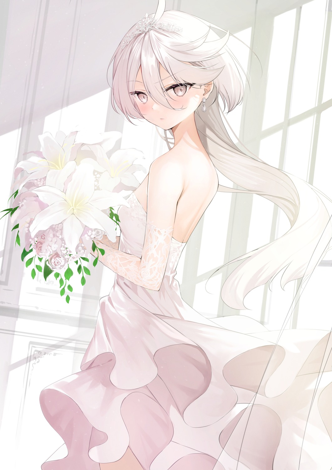 dress, gundam, gundam_suisei_no_majo, miorine_rembran, takumi11, wedding_dress