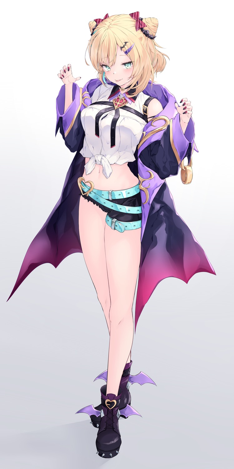 heels, iris_black_games, kurumi_noah, ponta_(velmar), torn_clothes, vspo!