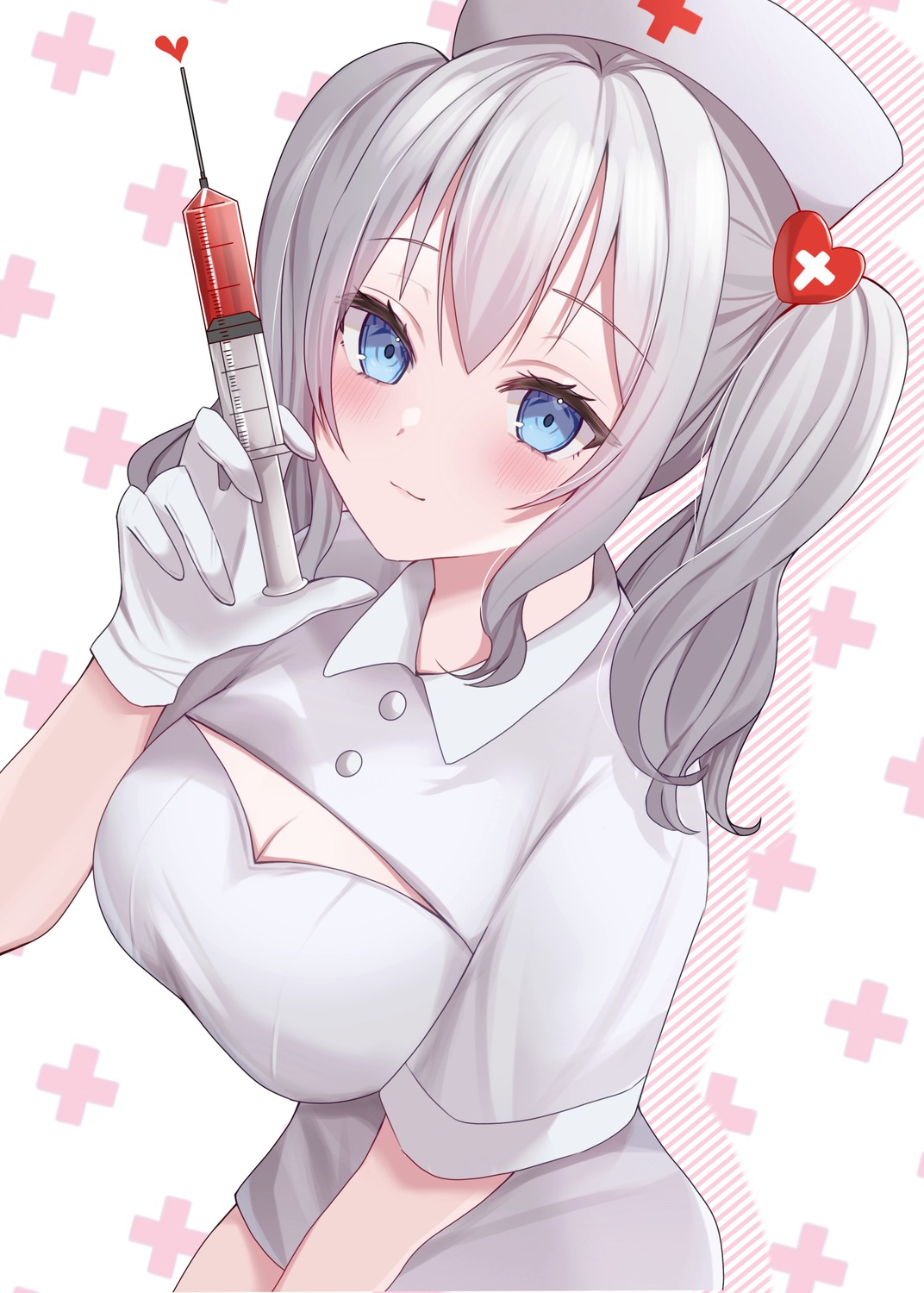 kantai_collection, kashima_(kancolle), nurse, yoshino_(mfmfpng)