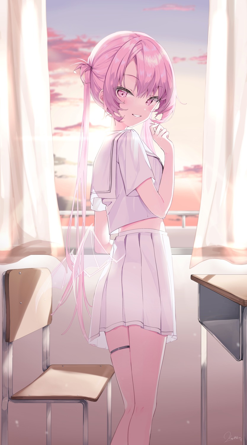 garter, koyubita_beru, seifuku