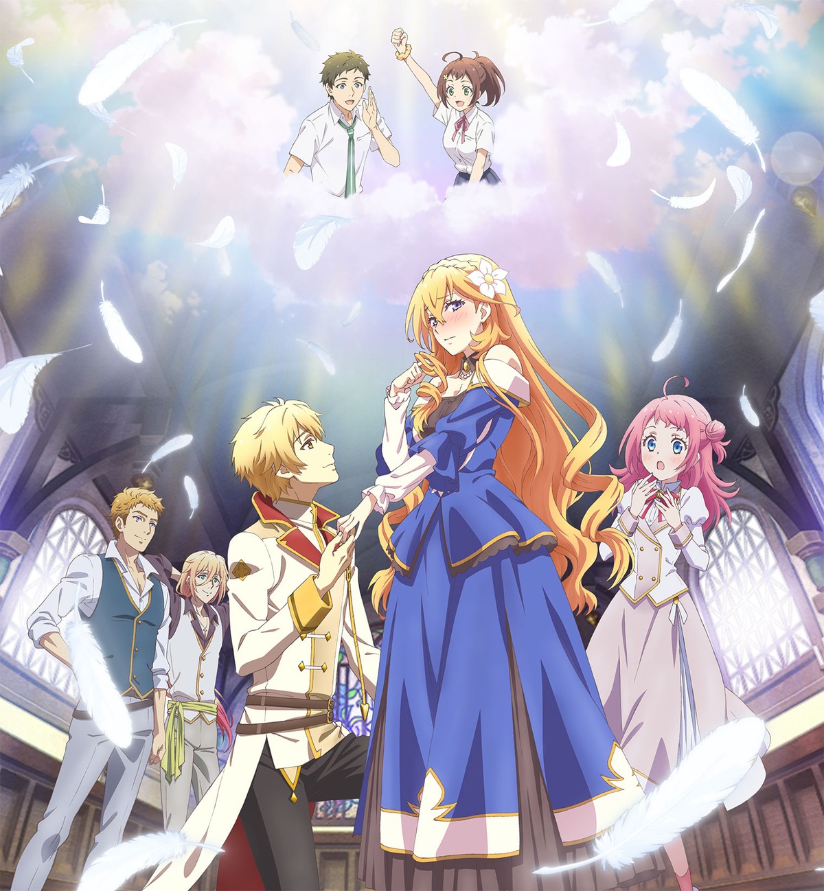 artur_richter, baldur_riefenstahl, dress, endou_aoto, fiene_(tsunlise), kobayashi_shihono, lieselotte_riefenstahl, seifuku, siegwald_fitzenhagen, tagme, tsundere_akuyaku_reijou_liselotte_to_jikkyou_no_endou-kun_to_kaisetsu_no_kobayashi-san, uniform
