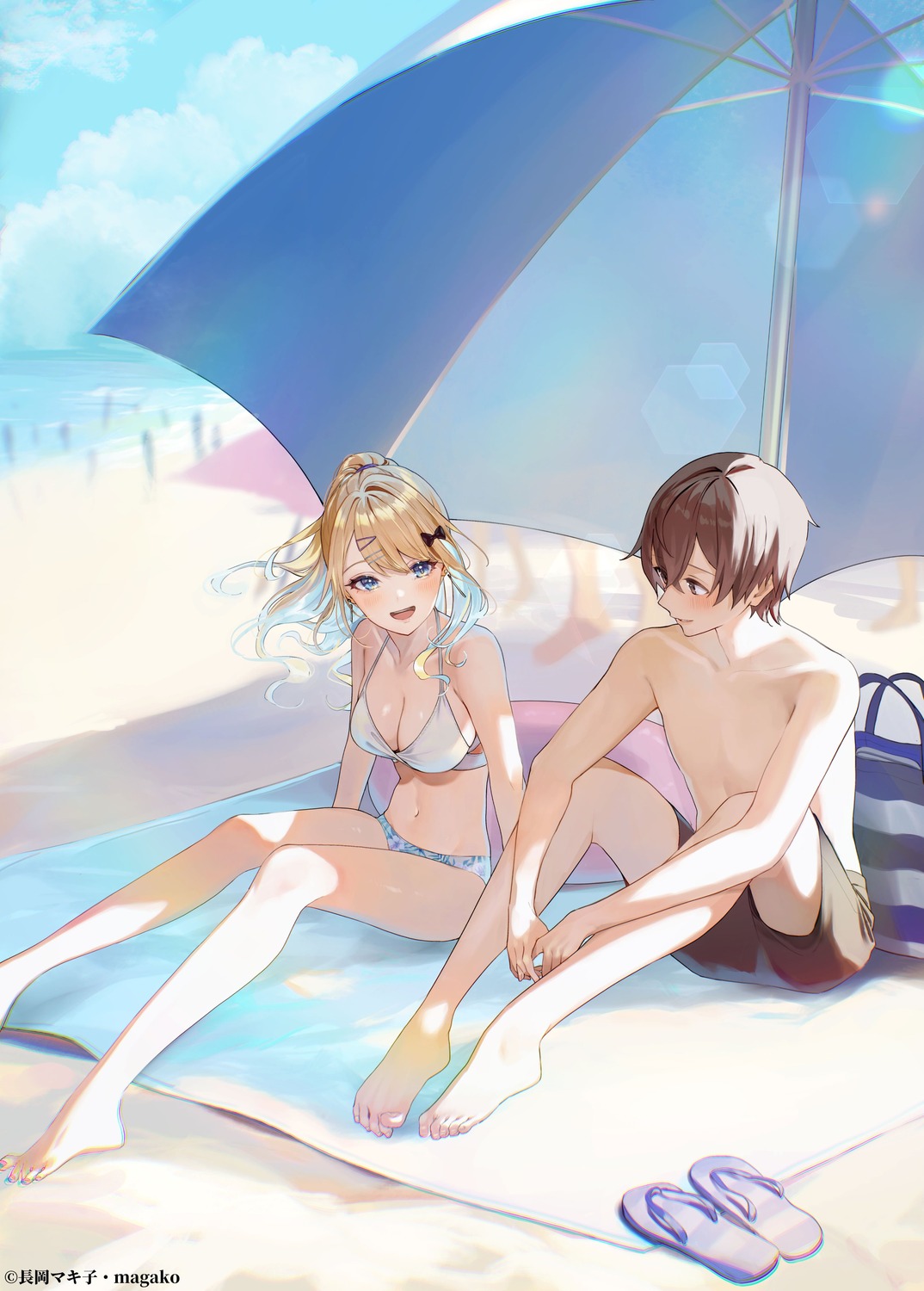 bikini, keikenzumi_na_kimi_to_keiken_zero_na_ore_ga_otsukiai_suru_hanashi., magako, shirakawa_runa, swimsuits