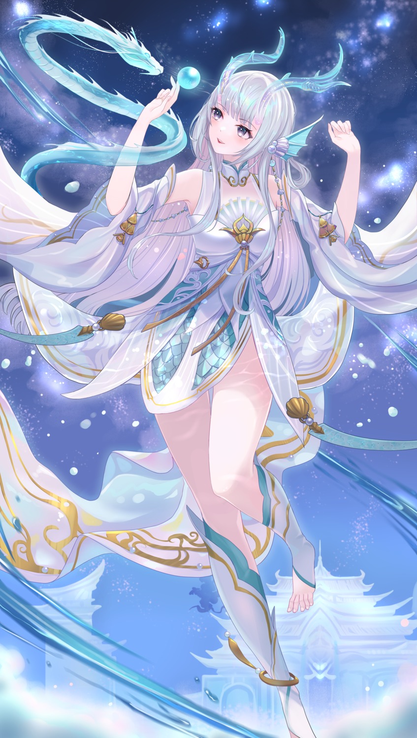 asian_clothes, highlanderz2066, honor_of_kings, horns, monster