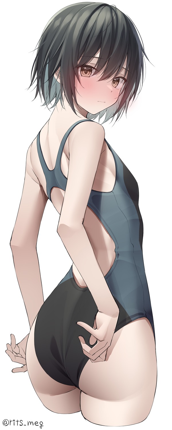 amagami, ass, kawai_ritsu_(rits_meg), nanasaki_ai, swimsuits