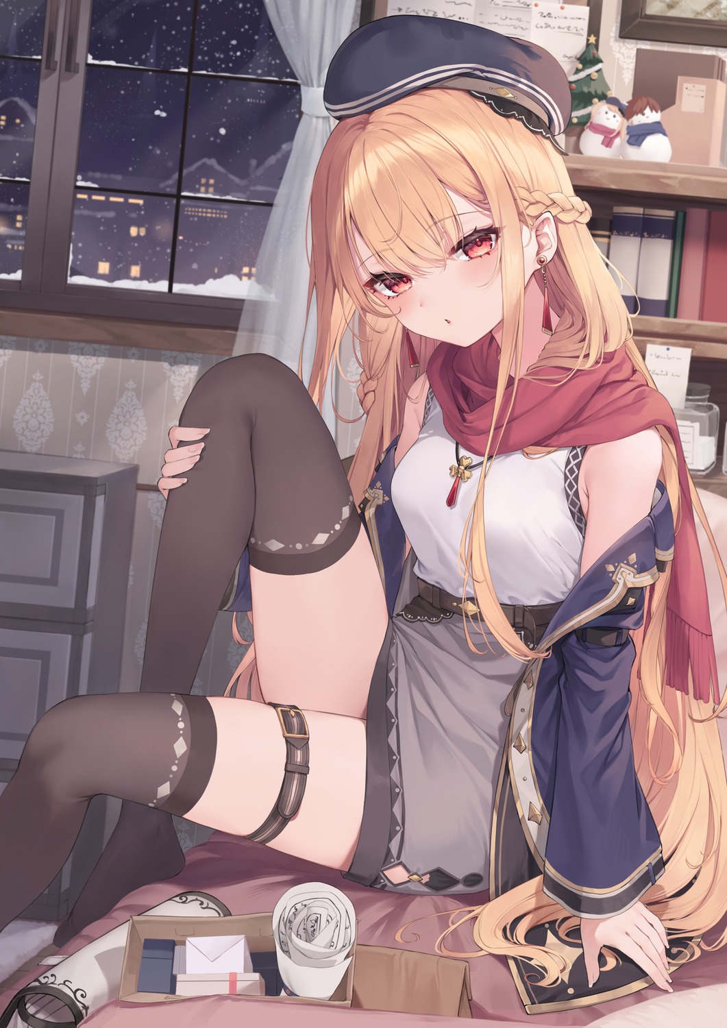 garter, mizuiro_raika, thighhighs
