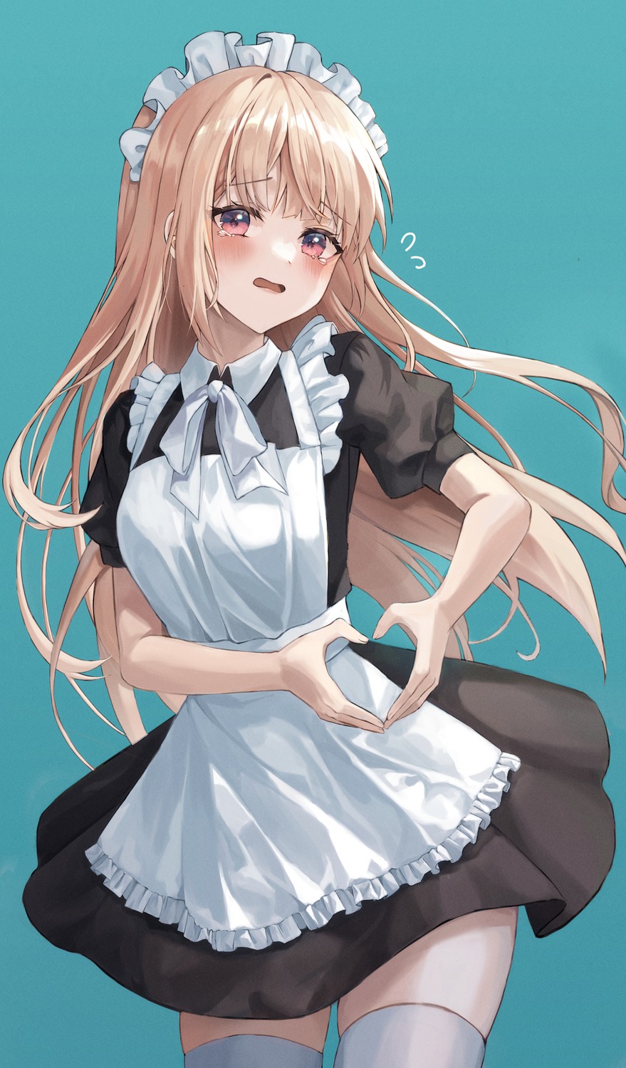 chie_(user_snfh8333), maid, thighhighs