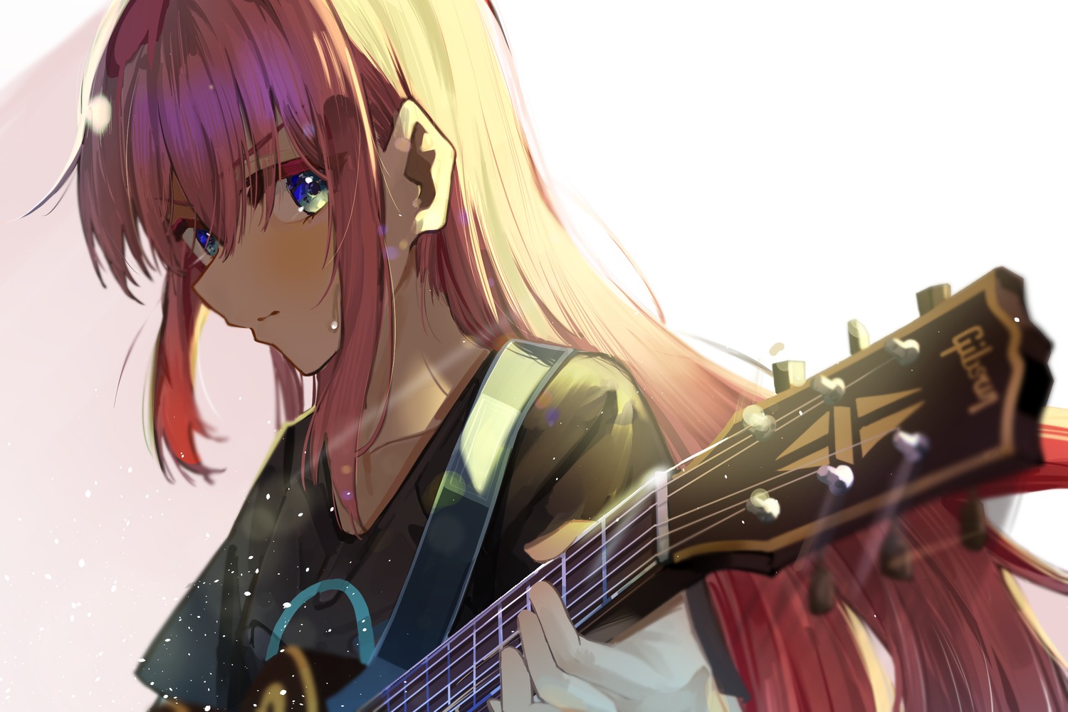 bocchi_the_rock!, gotou_hitori, guitar, nappi0110