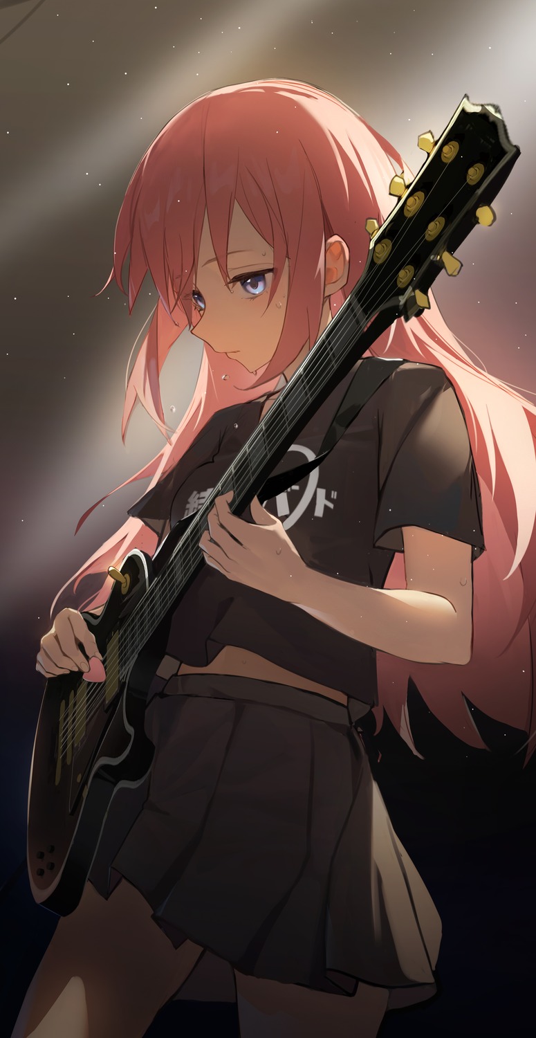 bocchi_the_rock!, gotou_hitori, guitar, seifuku, shenqi_de_(9), uniform