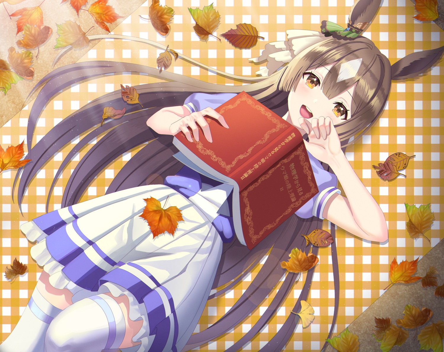 animal_ears, hc_(razel1), satono_diamond_(umamusume), seifuku, thighhighs, uma_musume_pretty_derby