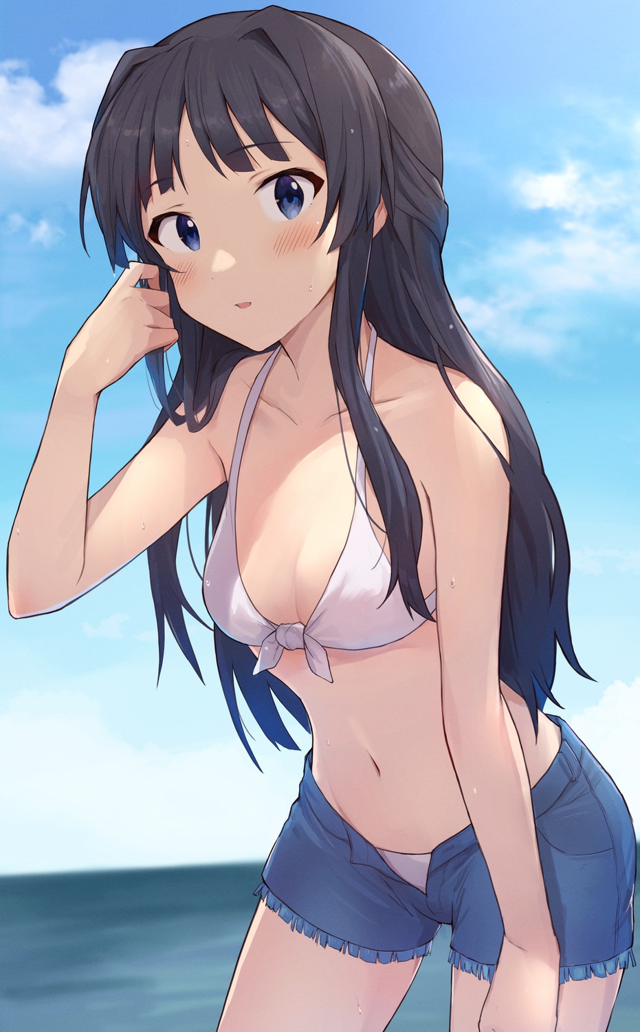 bikini, mogami_shizuka, shuucream_(syuichi), swimsuits, the_idolm@ster, the_idolm@ster_million_live!