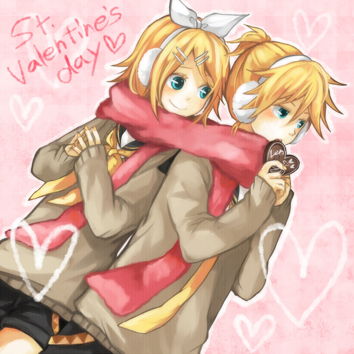 kagamine_len, kagamine_rin, tama_(songe), vocaloid