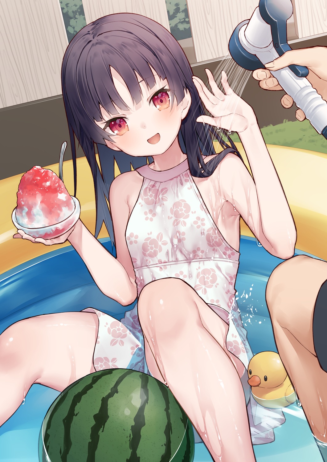 dress, tokuno_yuika, wet
